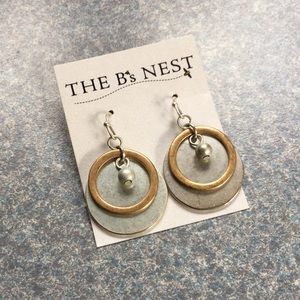 Two-toned earrings